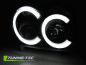 Preview: LED Angel Eyes Scheinwerfer für Jeep Grand Cherokee 05-08 schwarz LTI